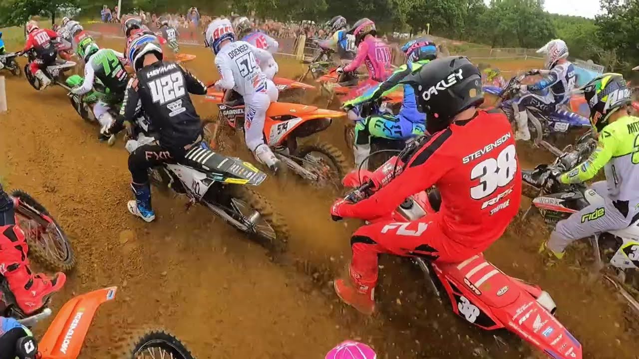 My last British Championship moto at Canada Heights. From dead last | 2019 YZ250