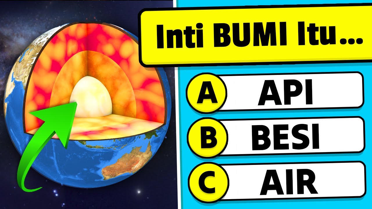 🌎 Kuis Terbaik Tentang PLANET BUMI 🌋☄️ | MUDAH sampai MUSTAHIL | Pengetahuan Umum
