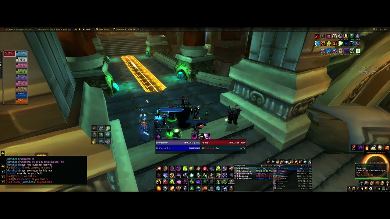 Voa 10 demo warlock 5.2k gs
