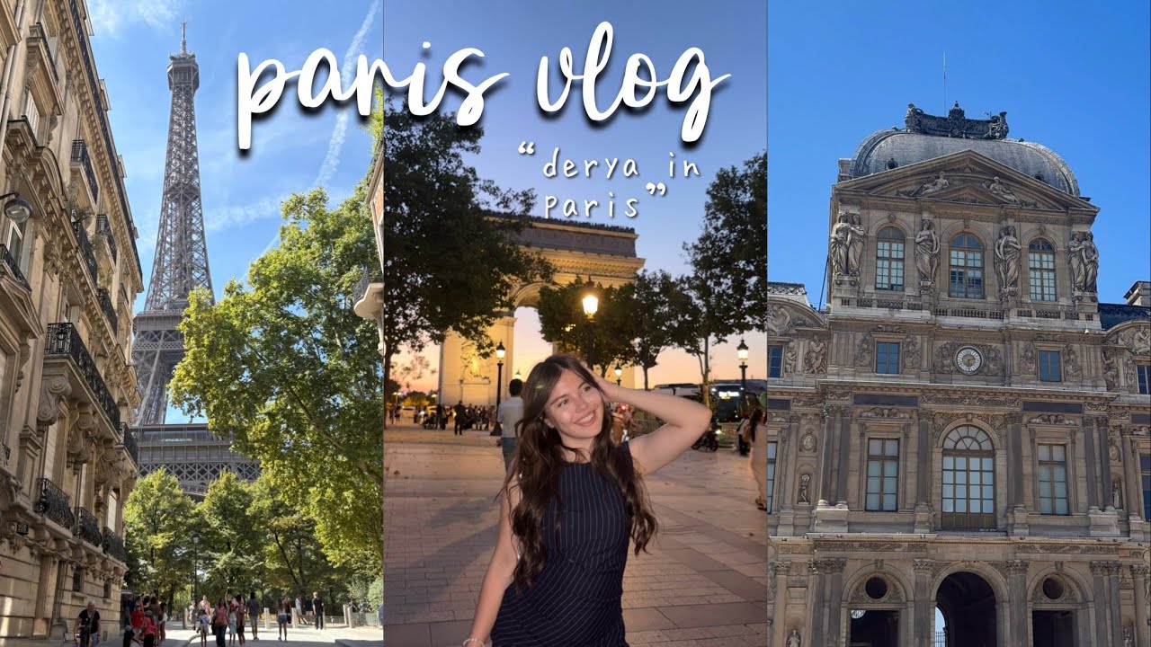 paris vlog || eiffel kulesi, louvre müzesi, notre-dame katedrali