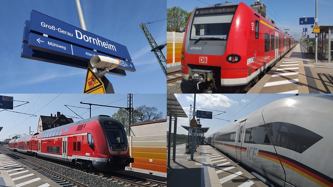 Zugverkehr in Groß-Gerau Dornheim
