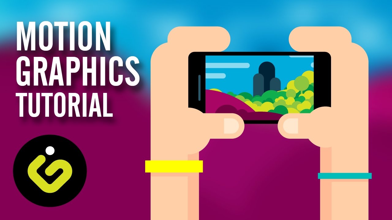 Motion Graphics, After Effect Motion Graphic Tutorial, Hands With Phone
