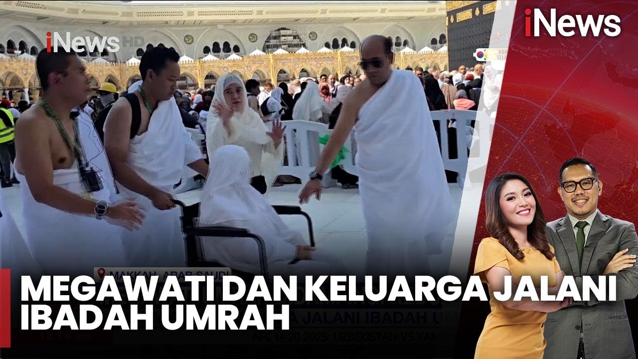 Umrah Bareng Keluarga, Megawati Doakan Indonesia Sejahtera dan Rukun | iNews Siang | 14/02