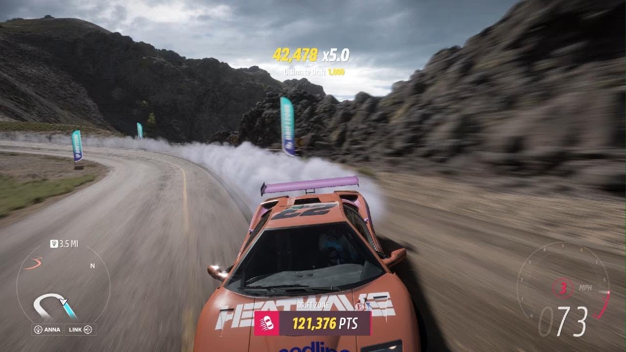 Forza Horizon 5 Lamborghini Diablo Gtr full test Pt. 2 Mountain Drift (Down)