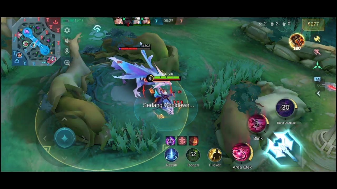 DYRROTH,TIGREAL,VEXANA,ALUCARD,ZILONG VS COMPUTER KITA KALAH 