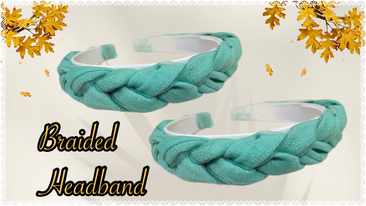 Puffy Braided Headband Tutorial-Easy Hard Headband Design Ideas