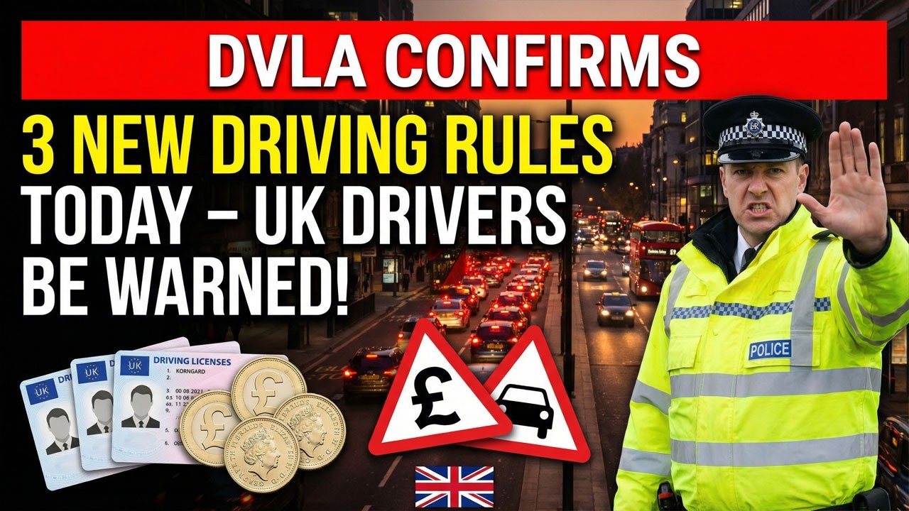 Срочное обновление от DVLA 🚨 Объявлены 3 новых правила дорожного движения