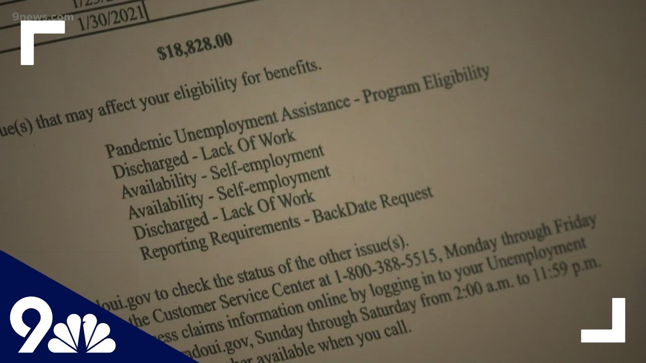 CDLE claims they overpaid and wants some to repay their PUA unemployment