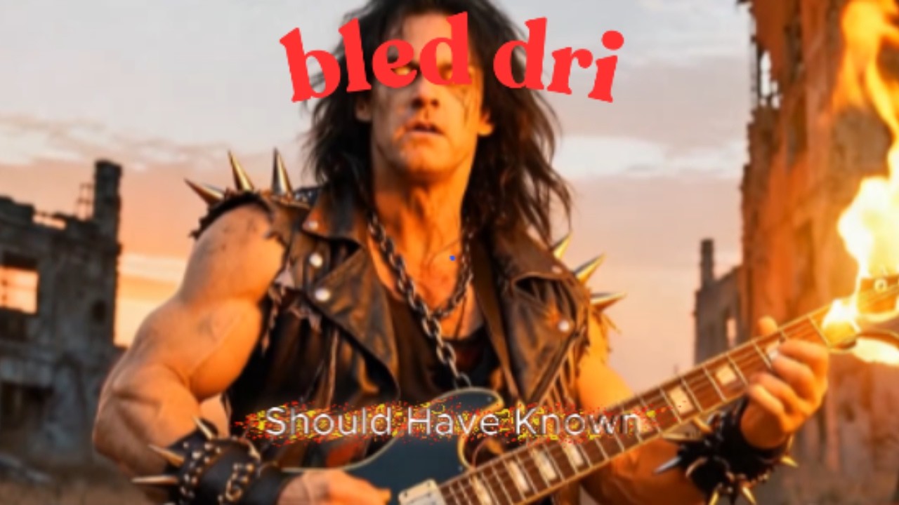 Bled Dri -Should have known. Hard rock blues heavy metal groove riffs music video.