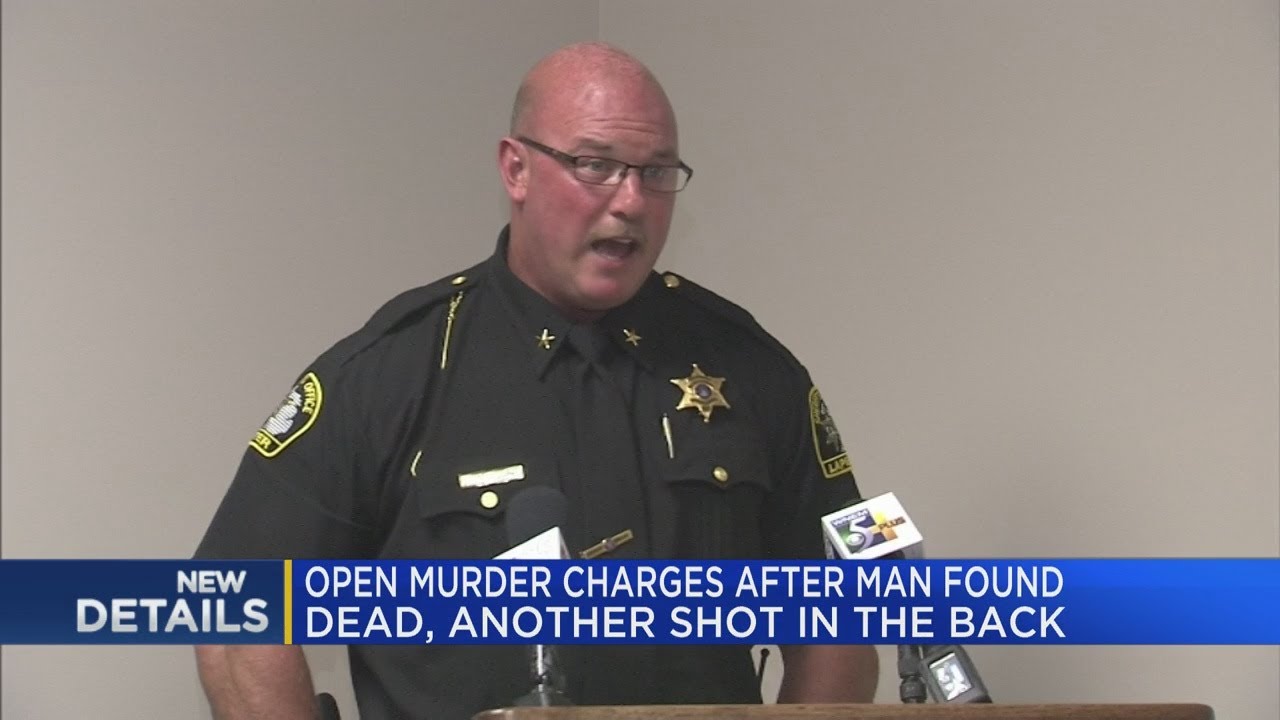 Open murder charges after man found dead, another shot in back