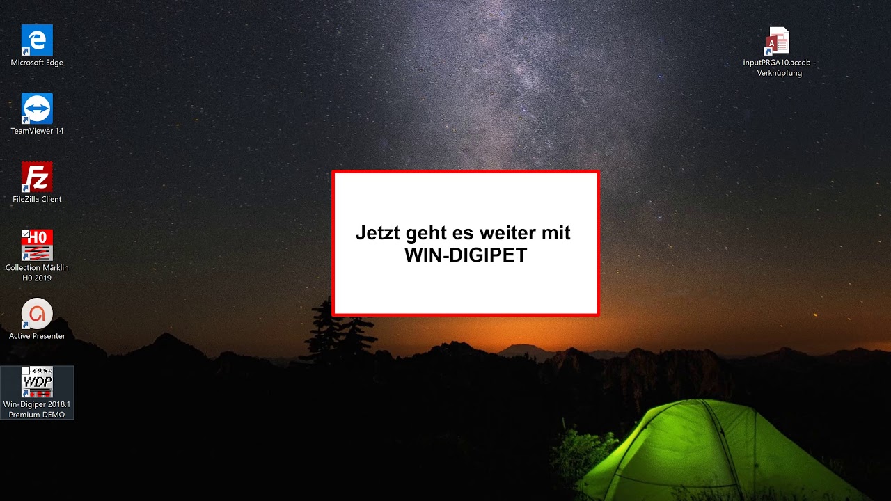 Einbindung COLLECTION ab 2018 in WIN DIGIPET 2018 1