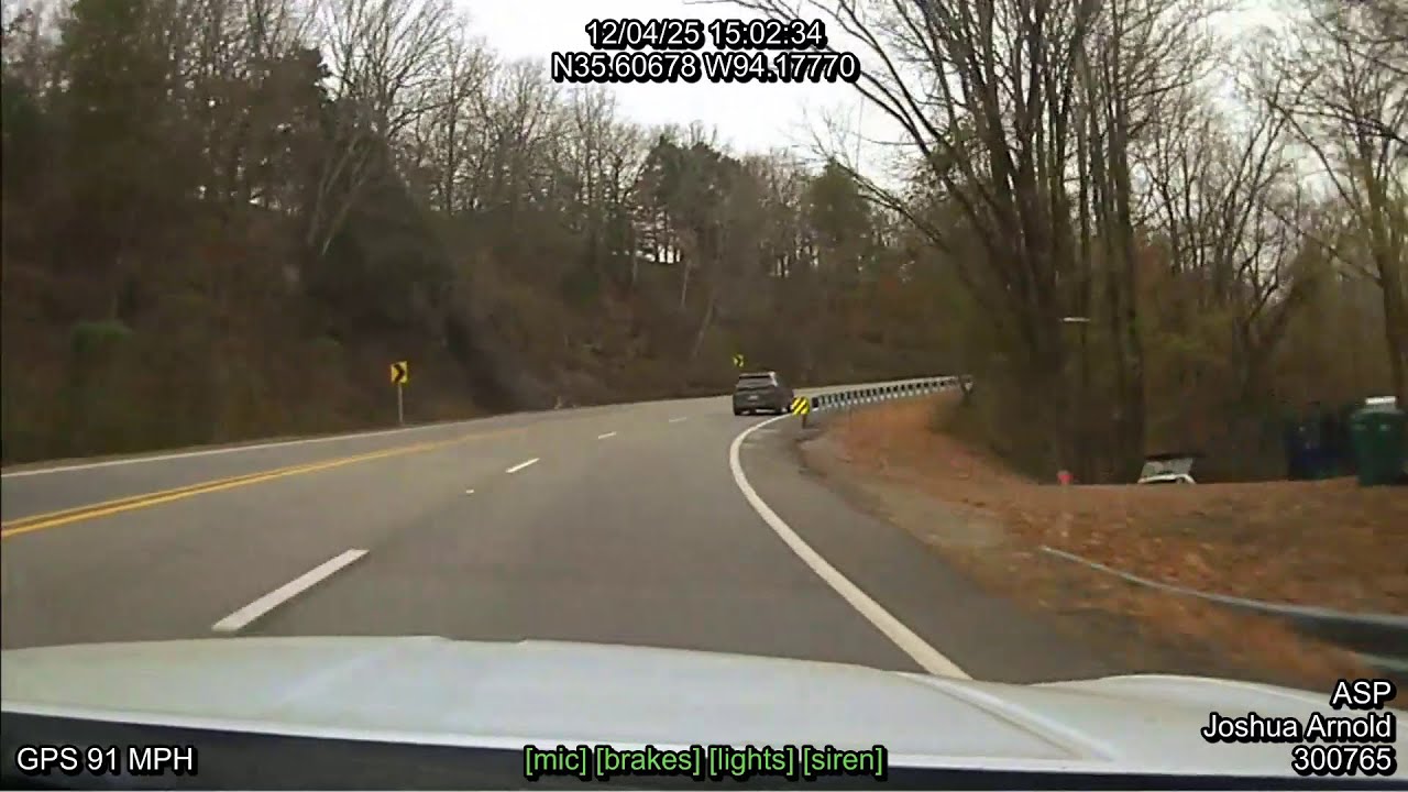 ASP-SA Pursuit/US-71/Mountainburg Crawford Co Arkansas State Police Troop H, Traffic Series Ep. 1760