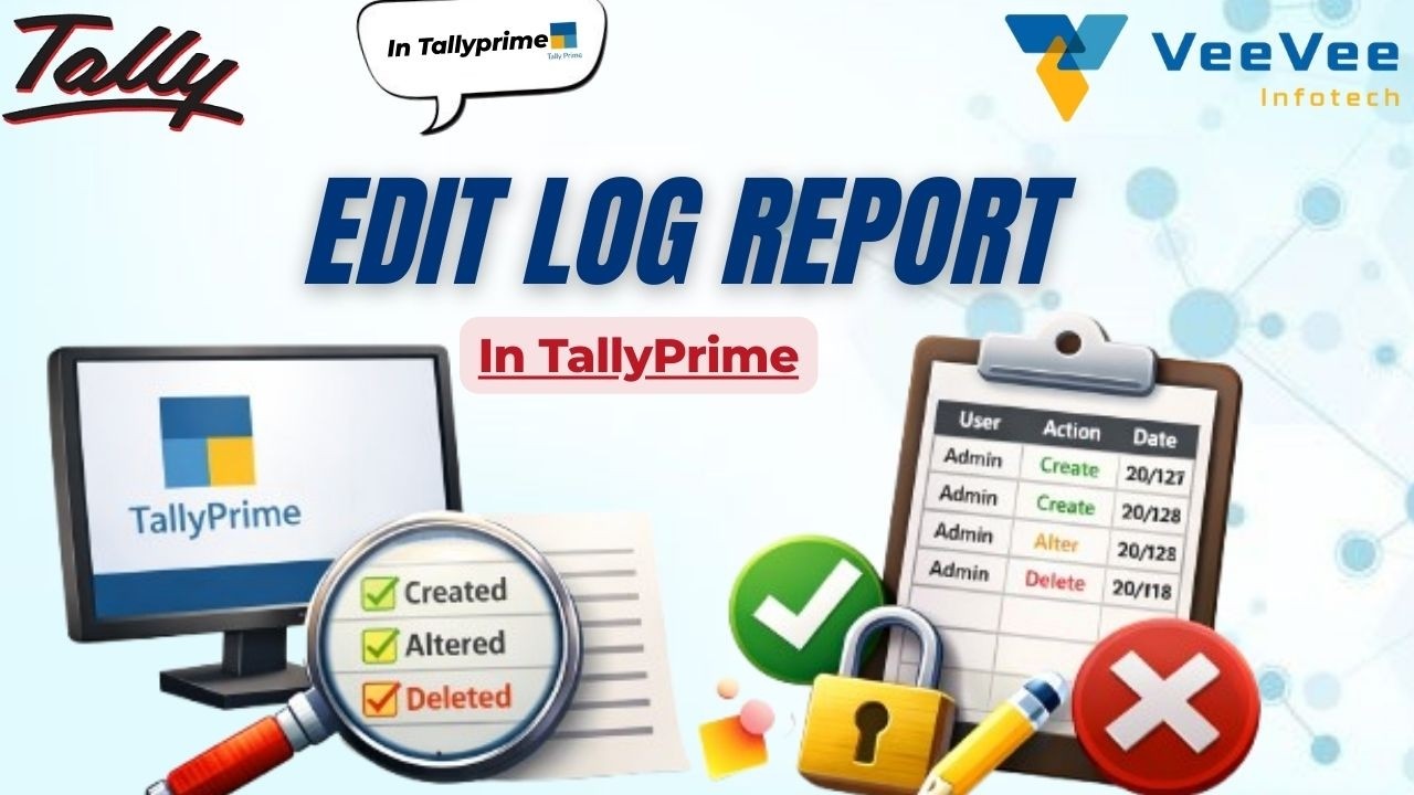 TallyPrime Edit Log Report | User Wise Create, Alter & Delete Check | Tamil