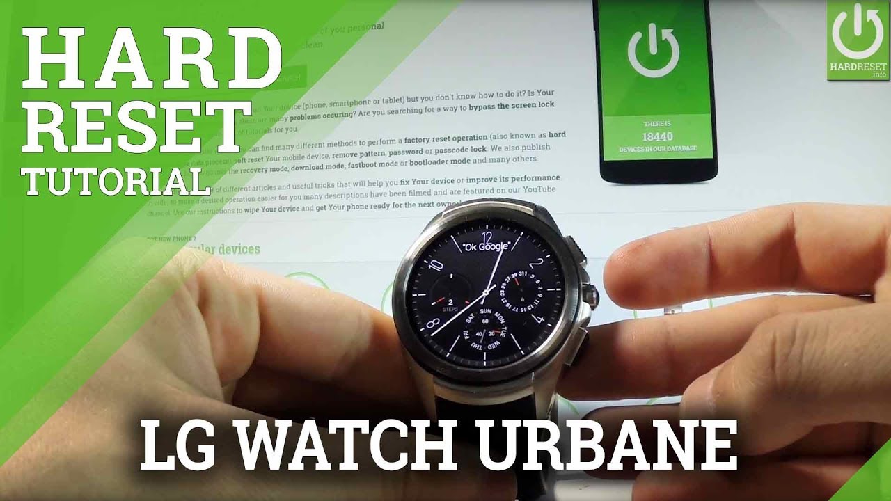 LG Watch Urbane 2 Factory Reset / Hard Reset / Restore