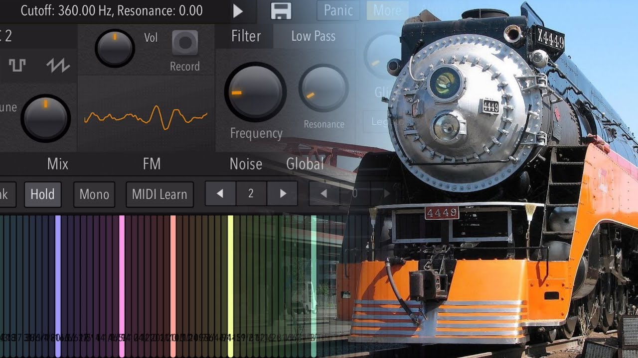 SP 6 Chime Whistle on Synthesizer