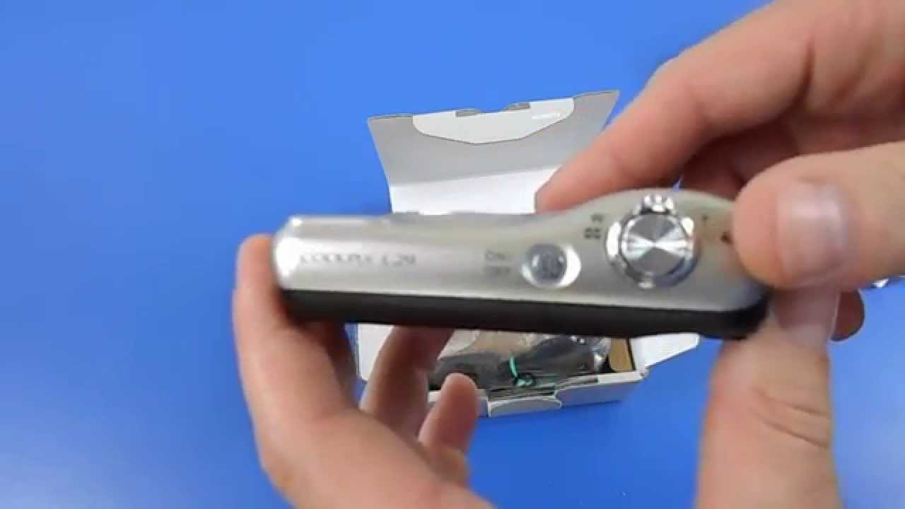 Фотоаппарат Nikon COOLPIX L29 Silver | unboxing