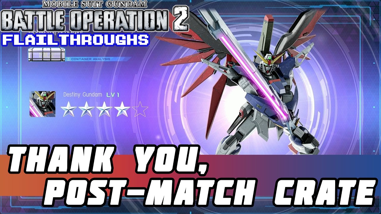 Gundam Battle Operation 2: Destiny Gundam's Got The Flaps, The Flings, The  Firepower, The Finger