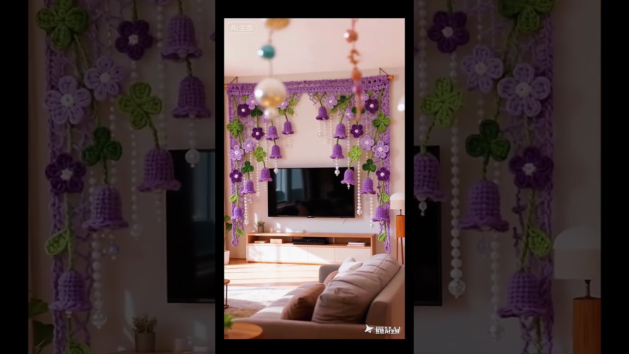 Beautiful design for living room#crochet #crocheting #crochetdesign