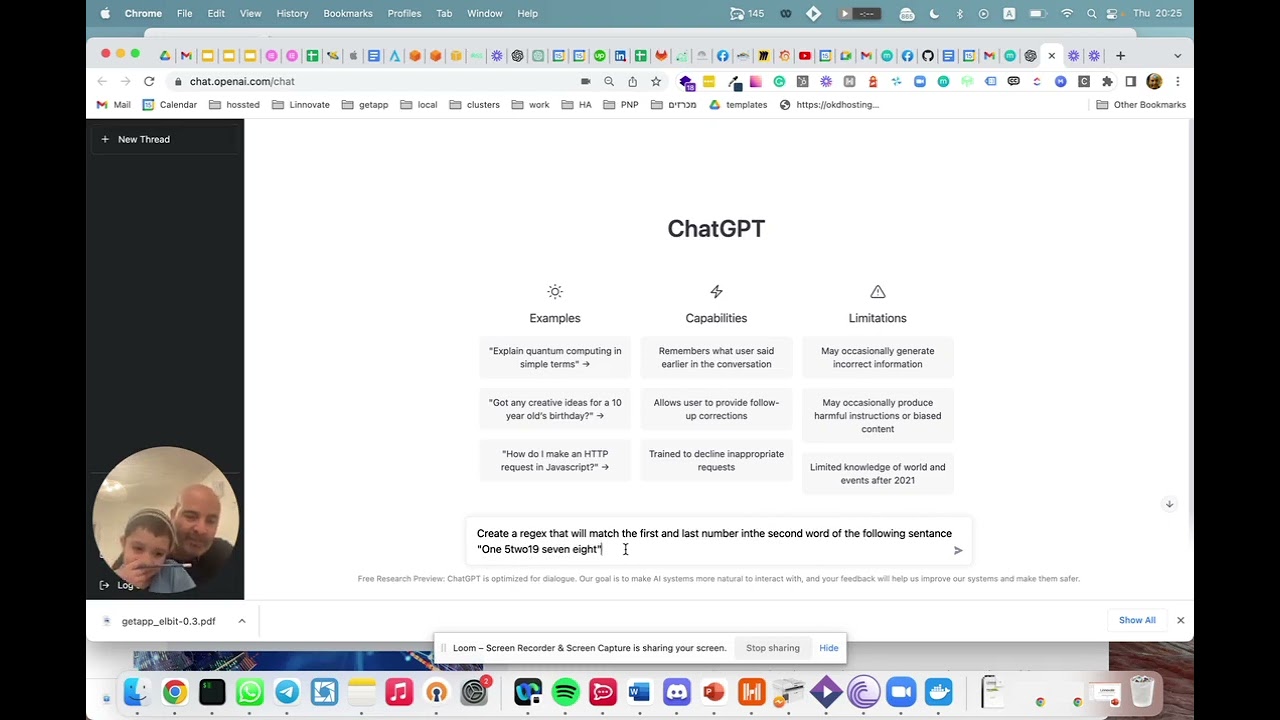 chatgpt does regex