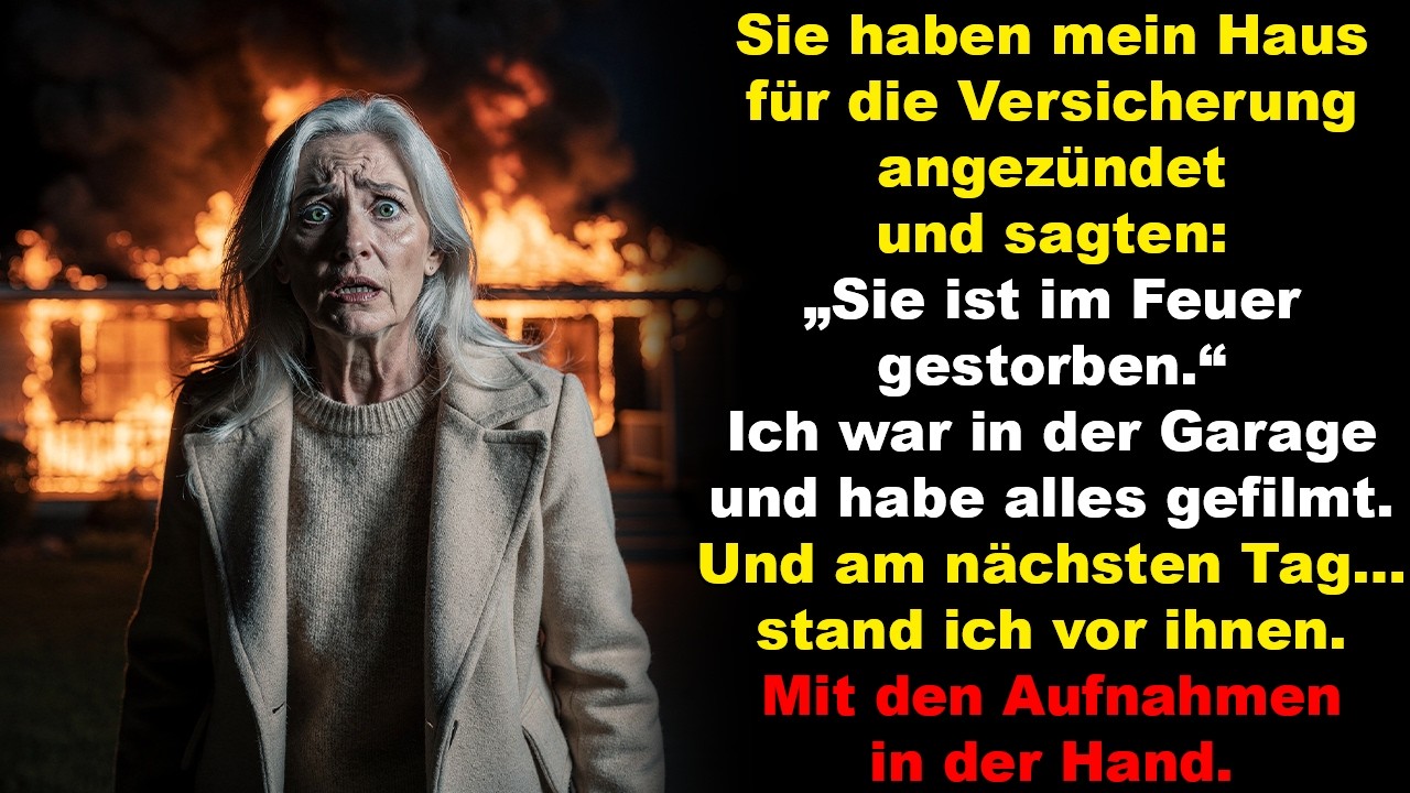 Sie wollten mich im Feuer sterben lassen – doch ich war in der Garage und filmte alles!
