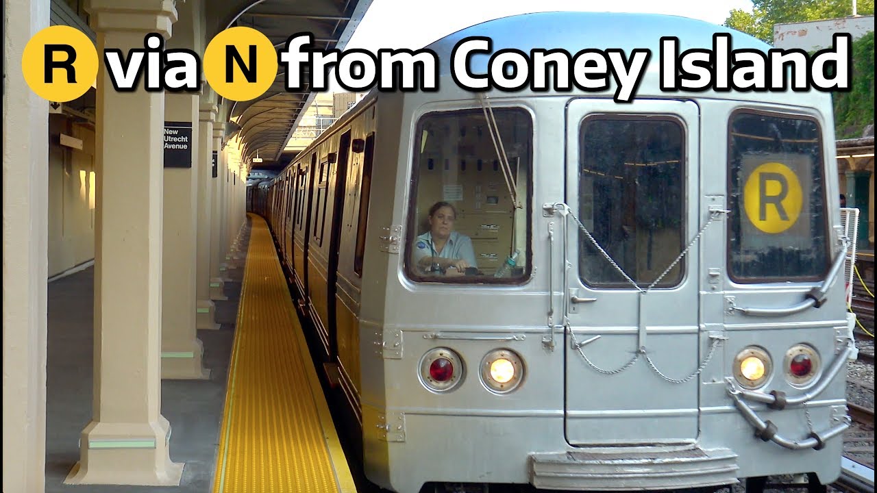 ⁴ᴷ R Trains via the N from Coney Island