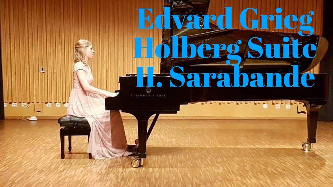 Grieg - Holberg Suite - II. Sarabande - Classical Piano Performance by Sally Ritchey