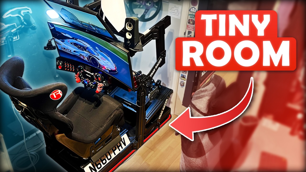 How I Make Sim Racing Work in a TINY Room... (2025 Setup Tour)