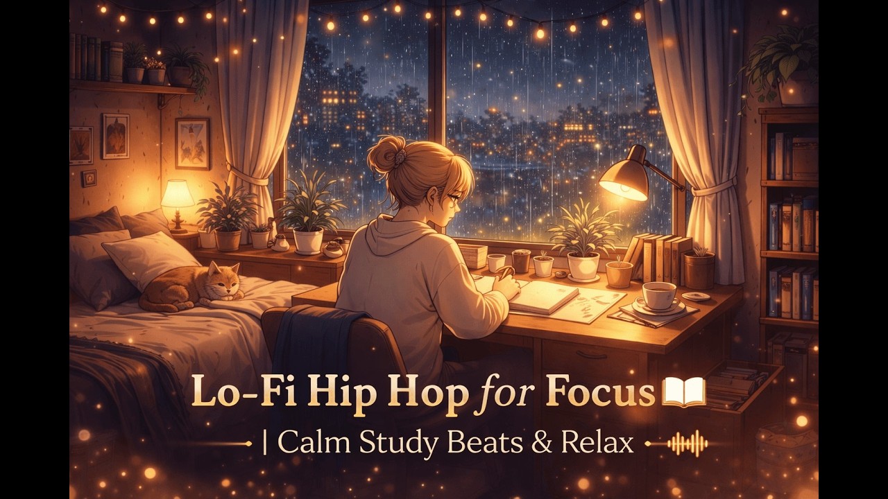 Lo-Fi Hip Hop for Focus 📖 | Calm Study Beats & Relax