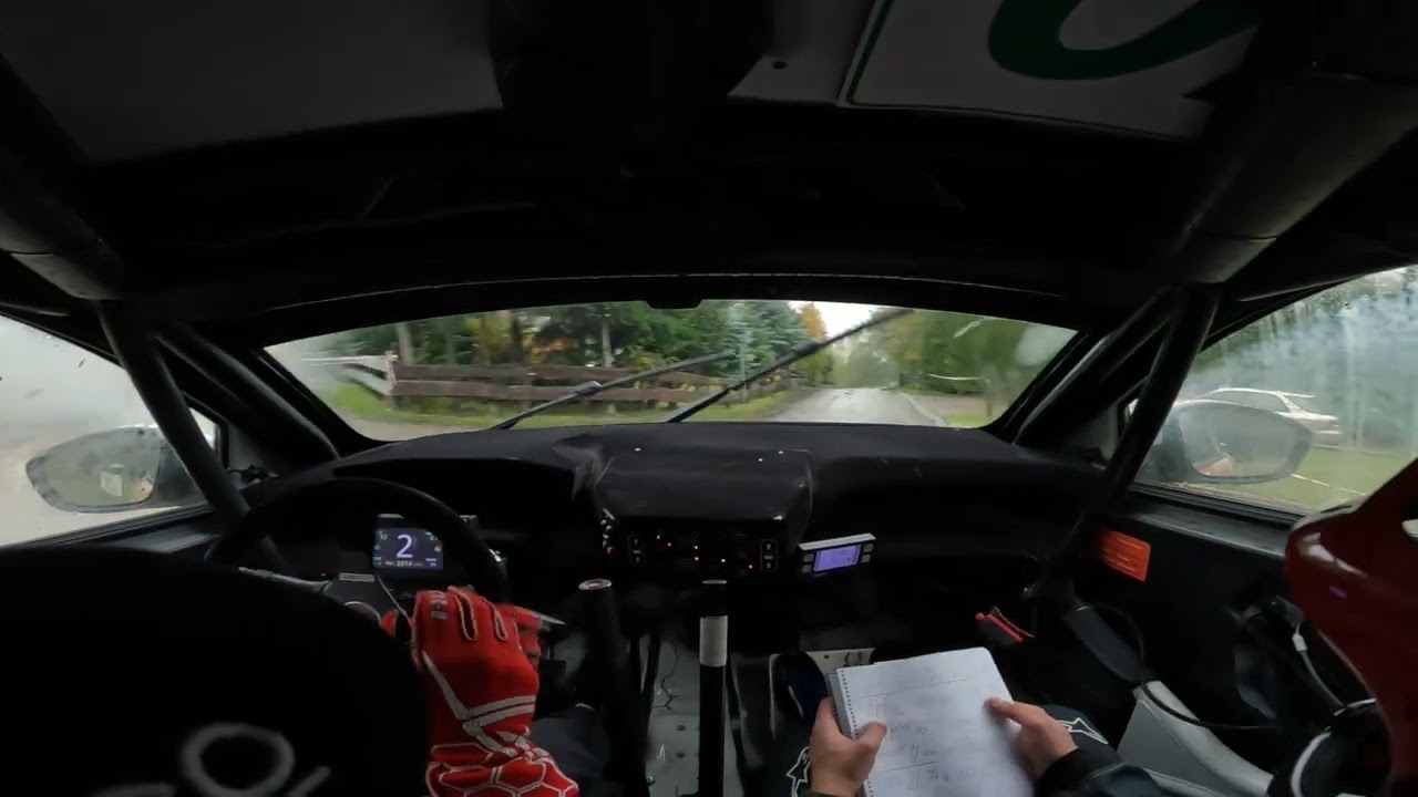 Onboard Adam Sroka - OS8 Rajd Wisły 2022