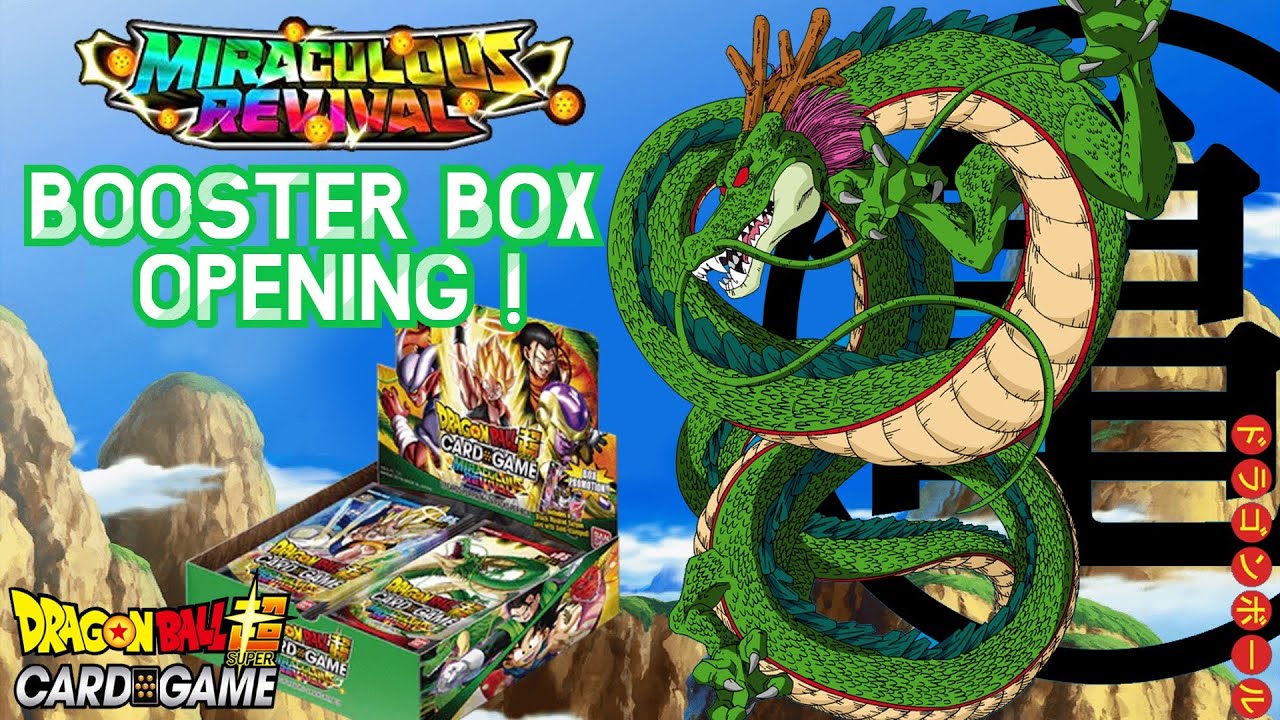 GOING OLD SCHOOL MIRACULOUS REVIVAL BOOSTER BOX DRAGON BALL SUPER CARD GAME