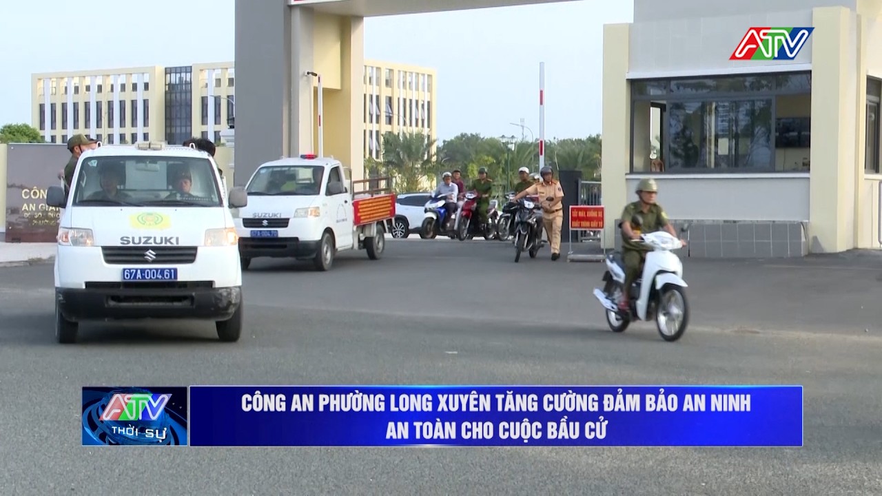 Công an phường Long Xuyên tăng cường đảm bảo an ninh, an toàn cho cuộc bầu cử