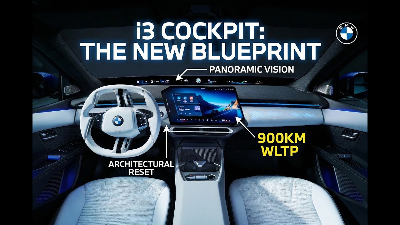 BMW i3 - Everything about the stunning new BMW's revolutionary dashboard architecture