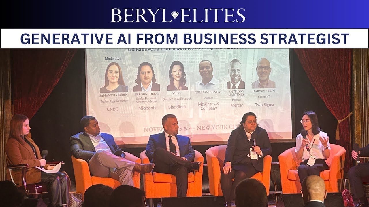 PANEL 🎤 𝐆𝐞𝐧𝐞𝐫𝐚𝐭𝐢𝐯𝐞 𝐀𝐈 𝐟𝐫𝐨𝐦 𝐚 𝐁𝐮𝐬𝐢𝐧𝐞𝐬𝐬 𝐒𝐭𝐫𝐚𝐭𝐞𝐠𝐢𝐬𝐭’𝐬 𝐏𝐞𝐫𝐬𝐩𝐞𝐜𝐭𝐢𝐯𝐞