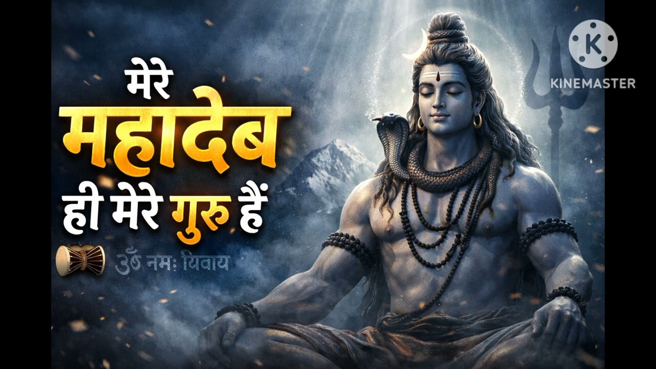 शिव मेरे गुरुदेव हैं 🙏 | Shiv Mere Gurudev Hain | Slow Bhajan | Meditation Song | Mahadev Guru
