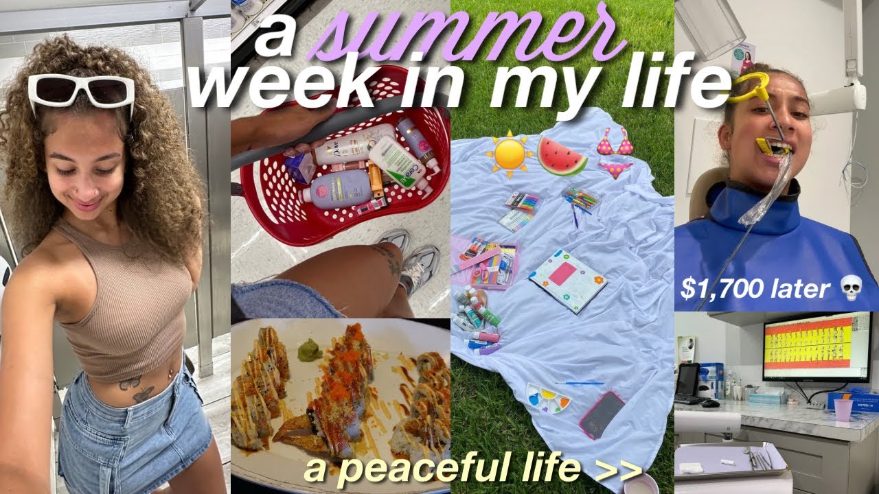 WEEKLY VLOG: Scrapbooking My 20s, Group Trip to EUROPE?, Hygiene Shopping, 🍣, Current Reads + MORE 🌞