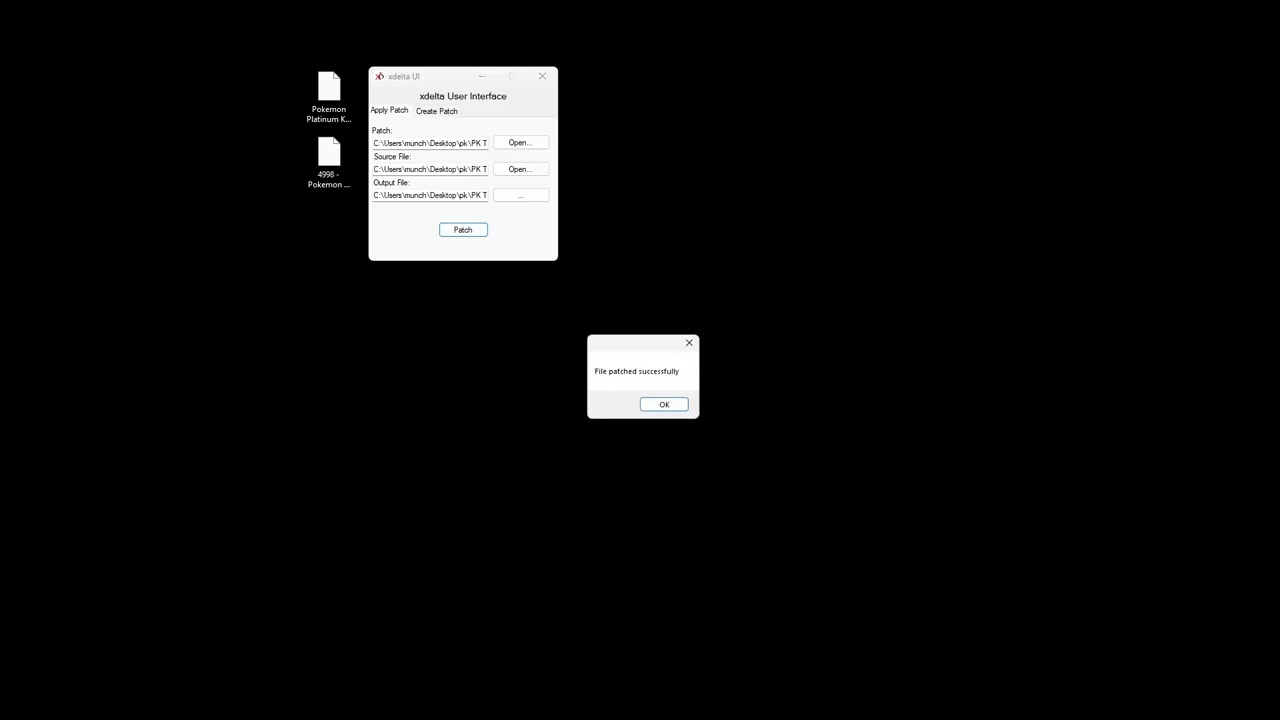 How to patch Pokemon Platinum Kaizo