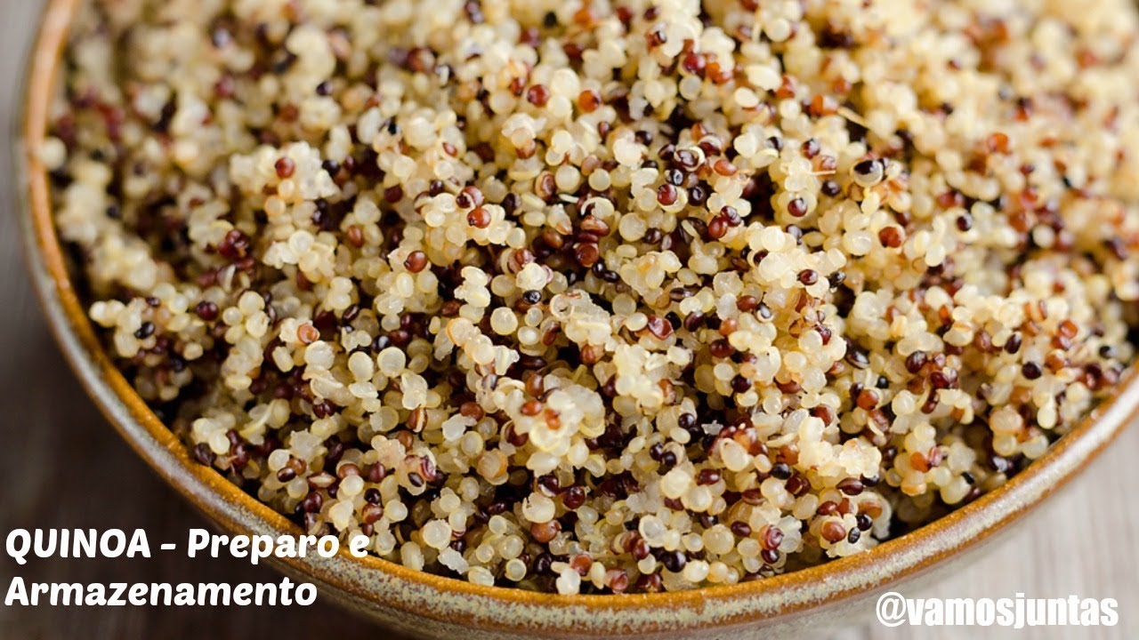 QUINOA - preparo e armazenamento