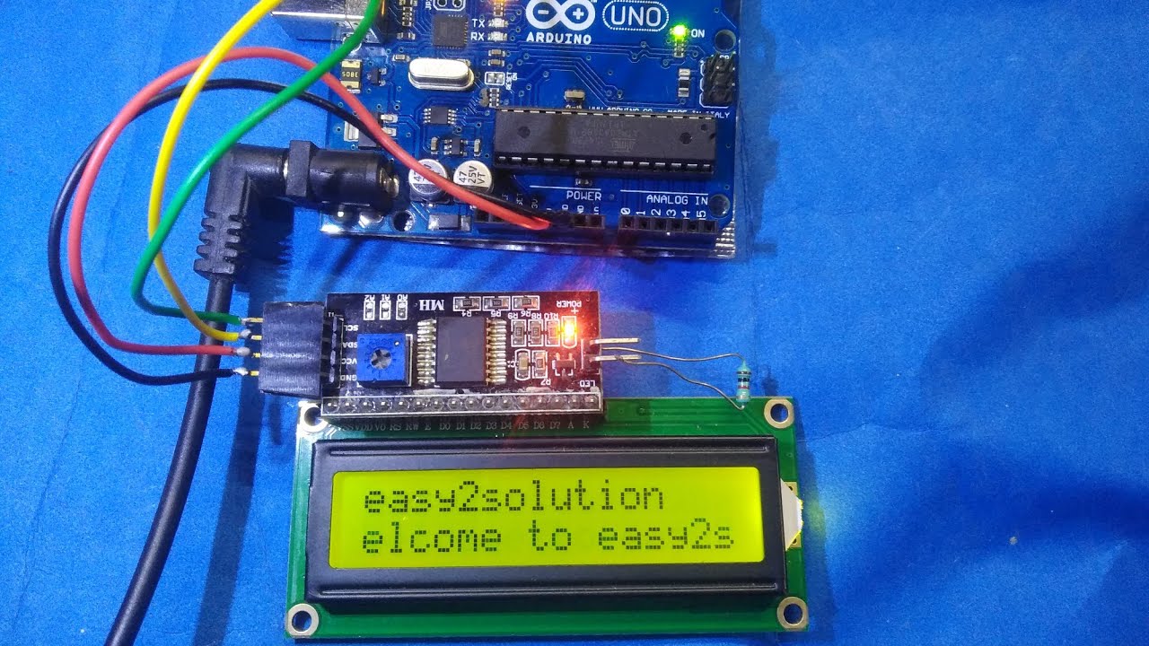 Arduino projects | scrolling text | I2C lcd