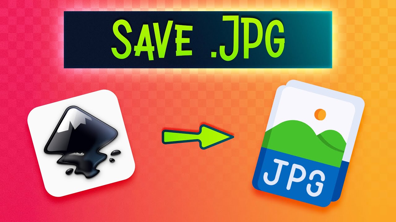 Как сохранить проект Inkscape в формате jpg