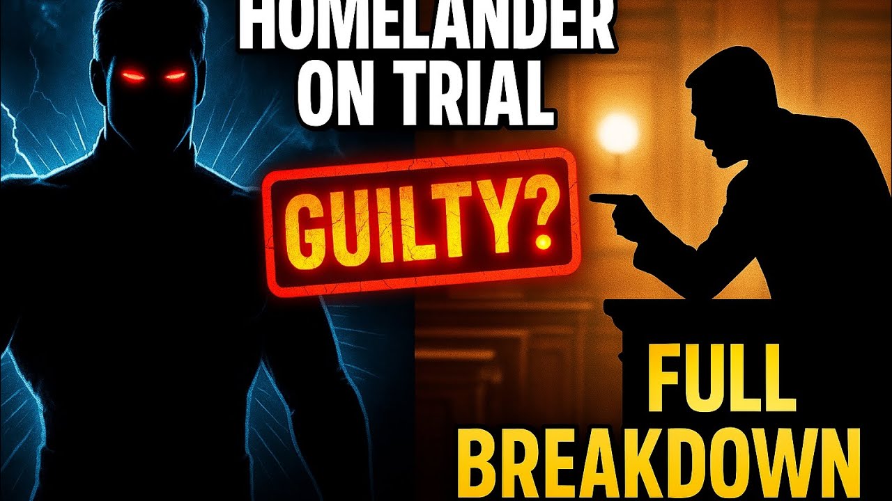 Homelander Faces Judgment! Full Trial Breakdown (Mass Murder, Assault, Terrorism)