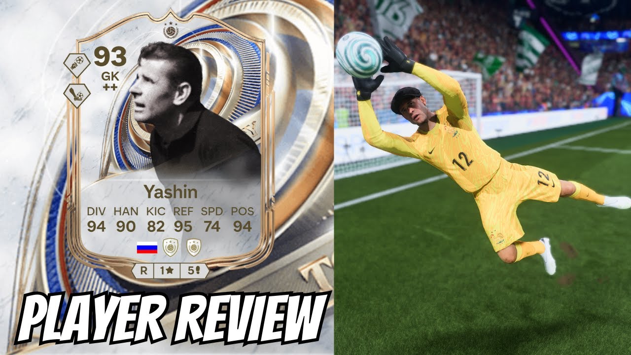 Элита или клоун?🧐 93 Икона года Яшин. Обзор игрока EA FC 26