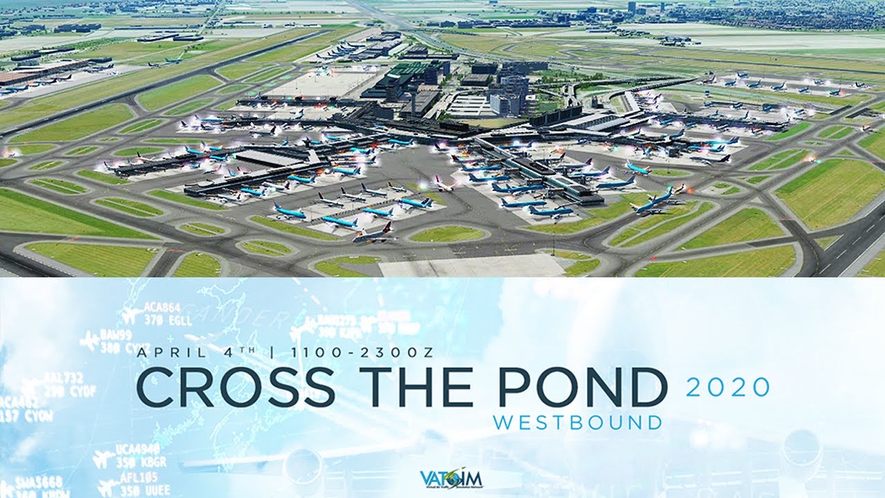 Cross the Pond Westbound 2020 Amsterdam, Schiphol Timelapse