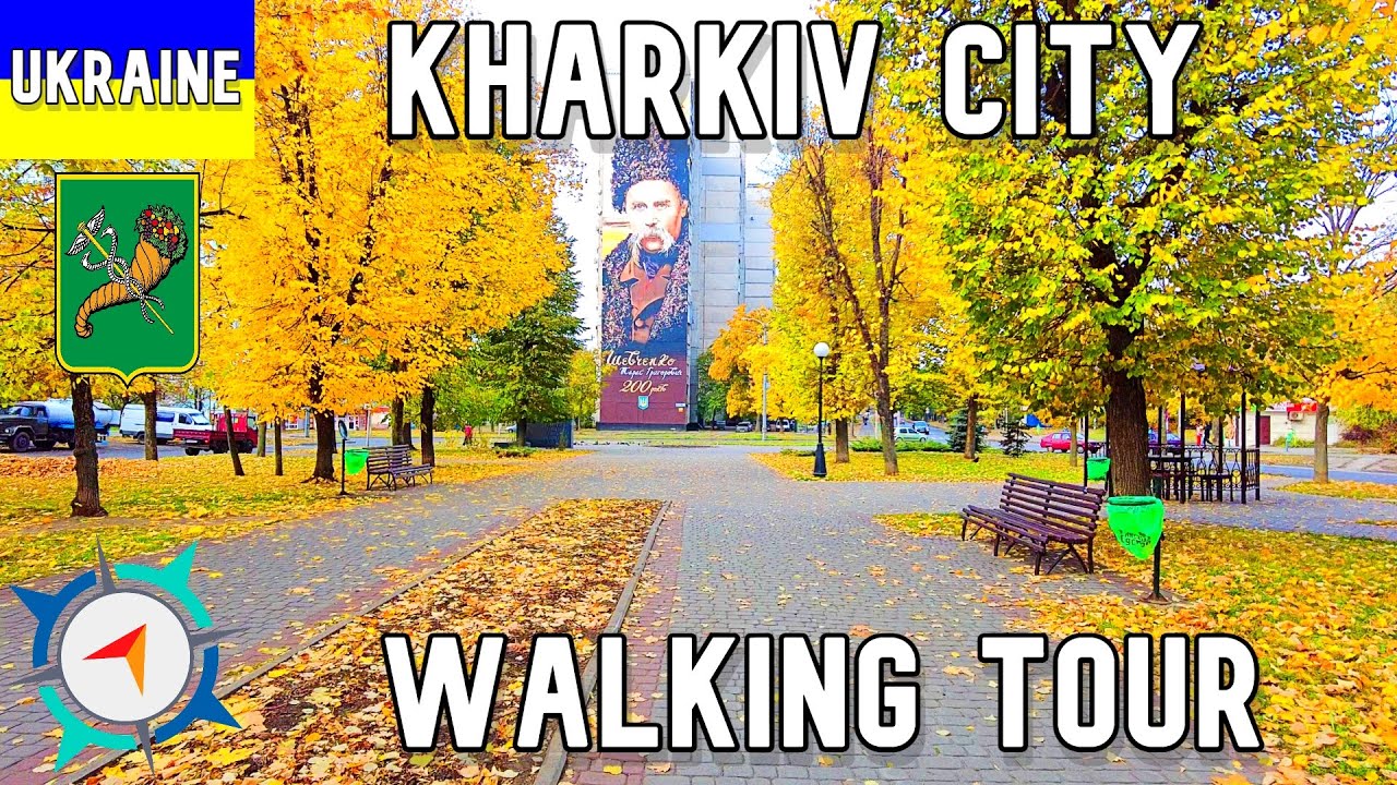 KHARKOV, UKRAINE - City Walk in 4K - 