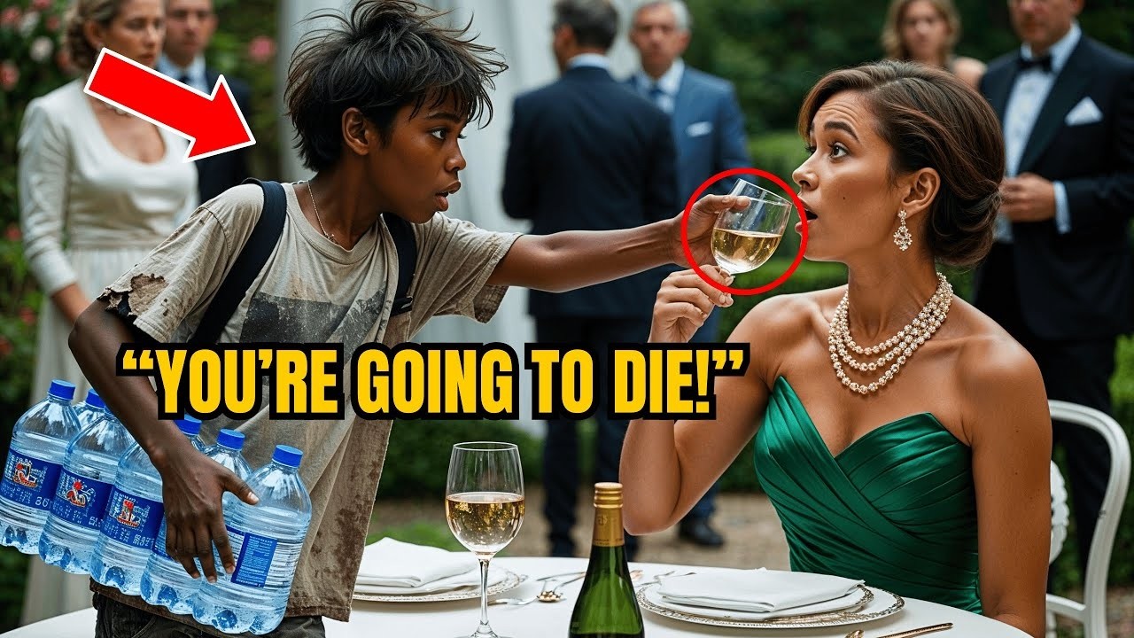 Homeless Black Boy Shouts DON’T DRINK THAT! Billionaire Is SHOCKED By What Happens Next!