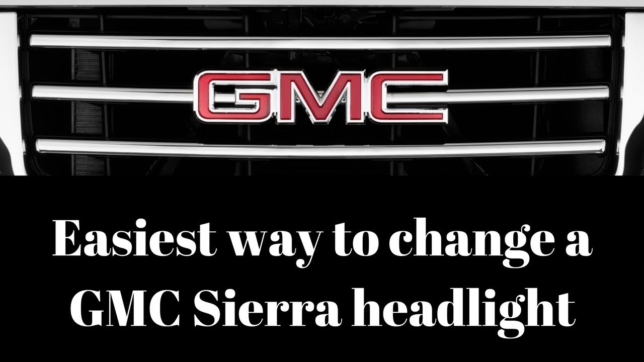 Как заменить фару GMC Sierra