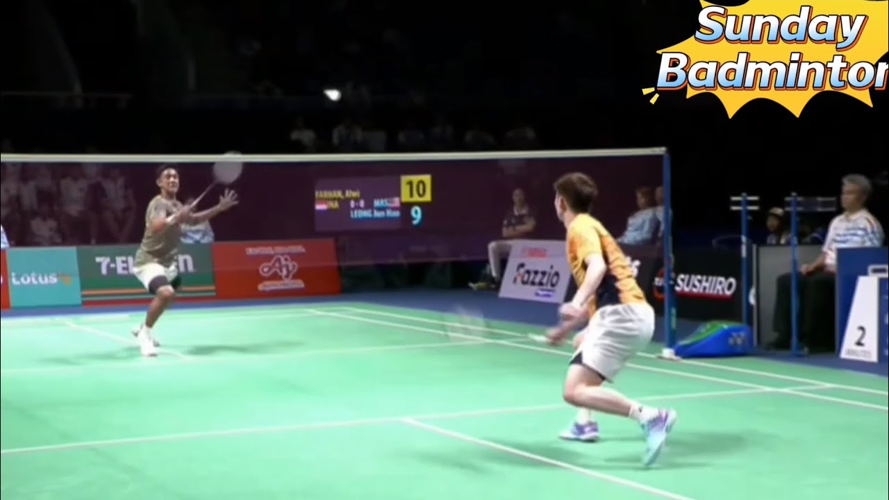 SEA Games 2025 Badminton Man's Team Final Alwi Farhan vs Leong Jun Hao