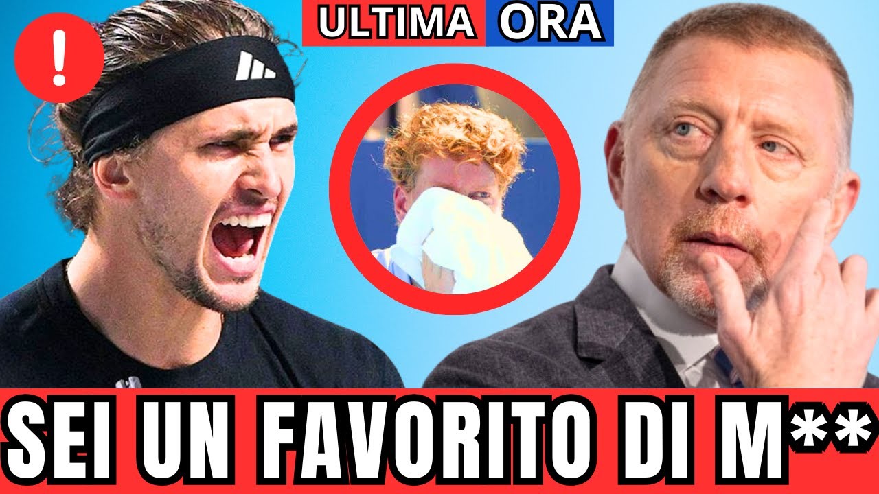 SINNER ATTACCATO DA BECKER E ZVEREV: IL COMPLOTTO DELL’ AO OPEN