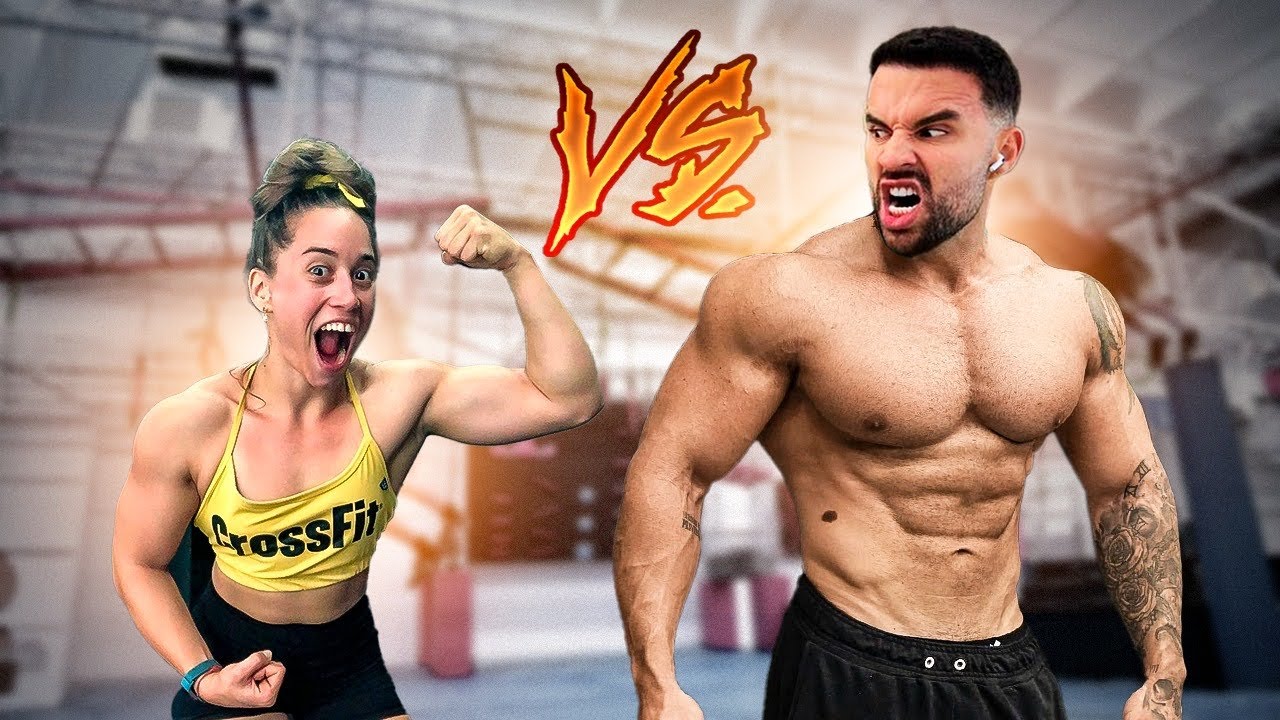 Menina do Crossfit de 60kg Vs Bodybuilder de 100kg!! (Experimento)
