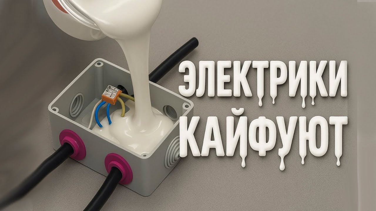 Почему электрики обожают заливать компаунд?  Посмотрите сами!  #секрет