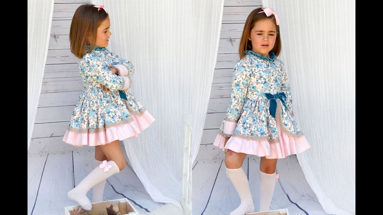 Realiza tu misma un Vestido Romántico de niña. Patrones infantiles.